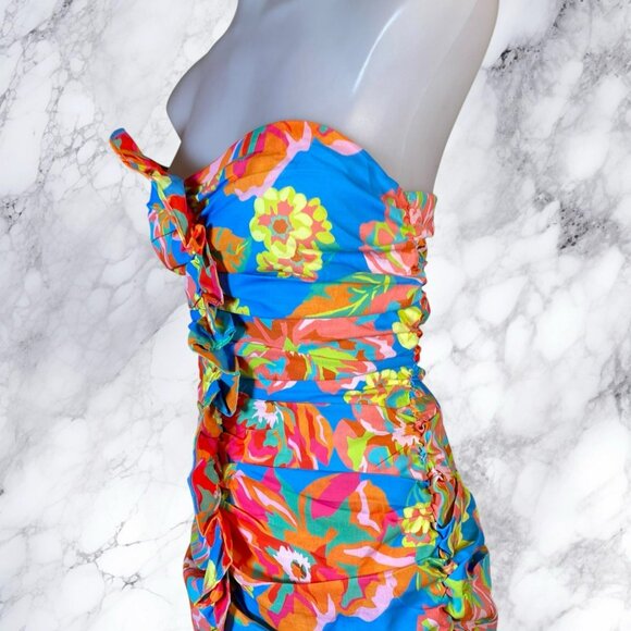 SEVEN WONDERS Eden Mini Dress Blue Floral - Picture 12 of 12